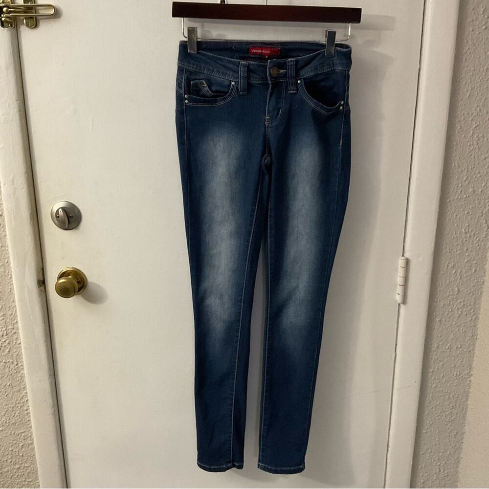 YMI Wanna Betta Butt Blue Denim Jeans 3 Casual Y2K Classic Retro Bodycon Shaper